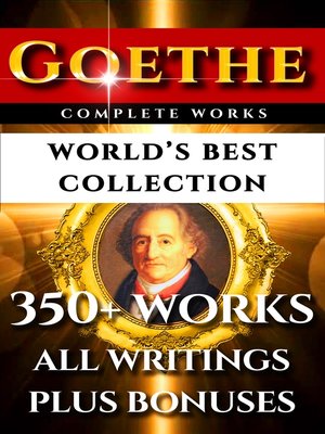 cover image of Goethe Complete Works – World's Best Collection